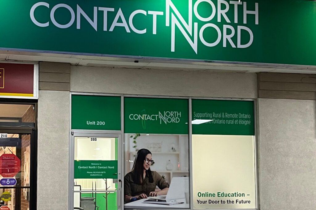 Contact North | Contact Nord entrance